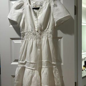 Anthropologie White Dress XXSP